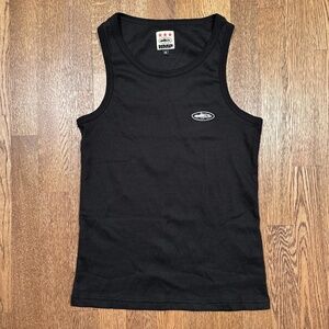 Corteiz HMP Essentials Waffle Cotton Blend Black Tanktop Sleeveless Shirt Mens M